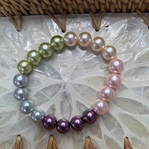 Chic Multicolor Pearl Bracelet